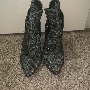 Silver boots